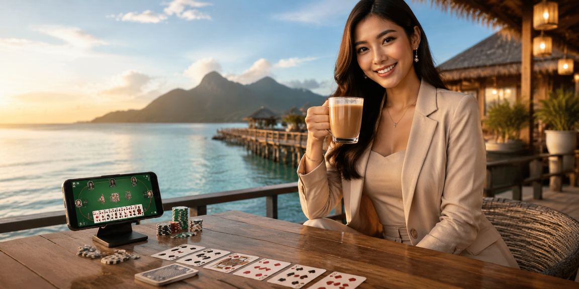 Malaysian-style rummy card game at a Sabah casino